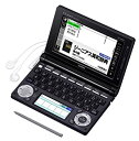 【中古】カシオ EX-word 電子辞書 高校生モデル ブラック 150コンテンツ 2000小説 1000クラシック名曲フレーズ収録 ツインカラー液晶 EX-V...
