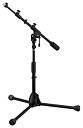 【中古】(非常に良い)TAMA タマ IRON WORKS STUDIO シリーズ プロ仕様 ローポジション・ブーム・マイクスタンド MS736LBK