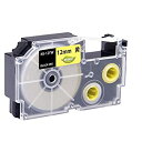 【中古】(非常に良い)Mylabel ネームランド ラベルライターテープ <CASIO(カシオ) 12mm 黄色 XR-12YW互換 黄色テープ黒文字 長さ8M> 互換ネームランドテープ【国際(2)