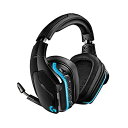 【中古】Logicool G ゲーミングヘッドセット ワイヤレス 無線 G933s ブラック Dolby 7.1ch ノイズキャンセリング マイク 付き PC PS4 Switch LIGHTSYNC R(2)