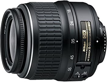 【中古】Nikon 標準ズームレンズ AF-S DX Zoom Nikkor ED 18-55mm f/3.5-5.6 G II ブラック ニコンDXフォーマット専用