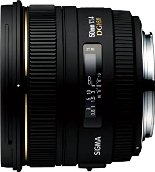 【中古】(未使用品)SIGMA 単焦点標準レンズ 50mm F1.4 EX DG HSM キヤノン用 フルサイズ対応