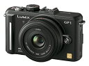 【中古】パナソニック ミラーレス一眼カメラ GF1 レンズキット(20mm/F1.7パンケーキレンズ付属) エスプリブラック DMC-GF1C-K