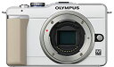 【中古】(非常に良い)OLYMPUS ミラーレス一眼 PEN E-PL1ボディ ホワイト E-PL1 BODY WHT