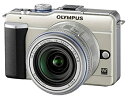 【中古】OLYMPUS ミラーレス一眼 PEN E-PL1レンズキット シャンパンゴールド E-PL1 LKIT GLD