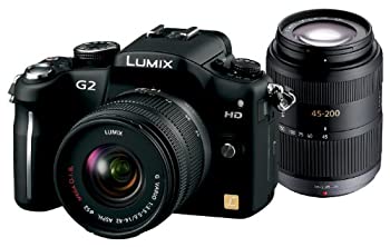 šۥѥʥ˥å ǥ㥫 G2֥륺󥺥å14-42mm/F3.5-5.645-200mm/F4.0-5.6°) եȥ֥å DMC-G2W-K