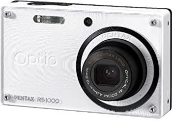 【中古】(未使用品)PENTAX デジタルカメラ Optio RS1000 ホワイト 1400万画素 27.5mm 光学4倍 着せ替え デジタルカメラ OptioRS1000WHOPTIORS1000WH