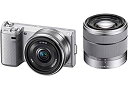 【中古】ソニー SONY ミラーレス一眼 α NEX-5N ダブルレンズキット E 16mm F2.8 E 18-55mm F3.5-5.6 OSS付属 シルバー NEX-5ND/S