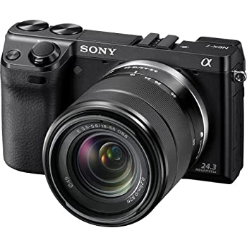 【中古】(未使用品)ソニー SONY ミラーレス一眼 α NEX-7 ズームレンズキット E18-55mm F3.5-5.6 OSS付属 専用ブラックモデル NEX-7K