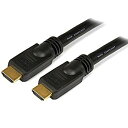 【中古】(非常に良い)StarTech.com 15m ハイスピードHDMIケーブル 4k対応HDMI(オス)-HDMI(オス)ケーブル ウルトラ/Ultra HD 4k x 2k解像度対応 ブラック HDMM15M(2)