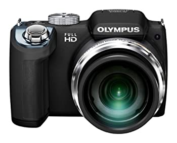 【中古】OLYMPUS デジタルカメラ SP-720UZ 1400万画素CMOS 光学26倍ズーム 広角26mm ブラック SP-720UZ..