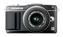 【中古】OLYMPUS ミラーレス一眼 PEN mini E-PM2 レンズキット ブラック E-PM2 LKIT BLK