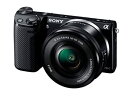 【中古】ソニー SONY ミラーレス一眼 α NEX-5R パワーズームレンズキット E PZ 16-50mm F3.5-5.6 OSS付属 ブラック NEX-5RL/B