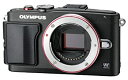 【中古】(非常に良い)OLYMPUS ミラーレス一眼 PEN Lite E-PL6 ボディ ブラック E-PL6 BODY BLK