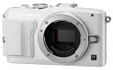 【中古】OLYMPUS ミラーレス一眼 PEN Lite E-PL6 ボディ ホワイト E-PL6 BODY WHT