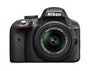 【中古】(非常に良い)Nikon デジタル一眼レフカメラ D3300 18-55 VR IIレンズキット ブラック D3300LKBK