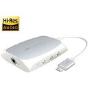 【中古】(非常に良い)Radius iOS専用 ヘッドホンアンプ AL-LCH91W ハイレゾ音源対応