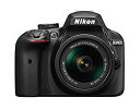 【中古】Nikon デジタル一眼レフカメラ D3400 AF-P 18-55 VR レンズキット ブラック D3400LKBK