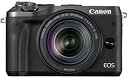 【中古】(非常に良い)Canon ミラーレス一眼カメラ EOS M6 レンズキット(ブラック) EF-M18-150mm F3.5-6.3 IS STM付属 E...
