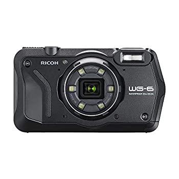 【中古】RICOH WG-6 ブラック 本格防水