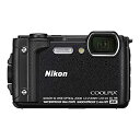 【中古】Nikon デジタルカメラ COOLPIX W300 BK クールピクス ブラック 防水