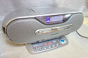 【中古】(非常に良い)Panasonic パナソニック RX-MDX80-S シルバー パーソナルMDシステム (CD/MDデッキ)(ラジカセ形状タイプ)