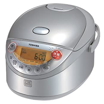 【中古】（非常に良い）TOSHIBA IH保温釜3.5合炊き RC-6RX(SS) シャイニングシルバー
