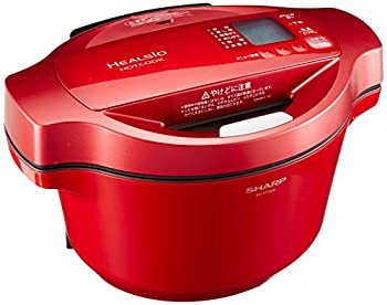 【中古】シャープ 自動調理 鍋 ヘルシオ ホットクック 1.6L 無水鍋レッド KN-HT99A-R