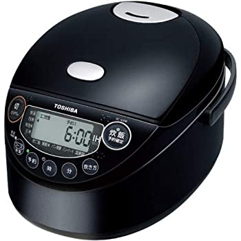 【中古】東芝 IHジャー炊飯器(3.5合炊き) ブラックTOSHIBA 備長炭鍛造かまど釜 RC-6XM-K