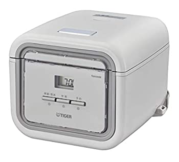 【エントリーでポイント10倍】 【中古】タイガー 炊飯器 3合 マイコン 一人暮らし用 レシピ付 アッシュグレー tacook 炊きたて JAJ-G550-HAのサムネイル