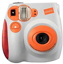 【中古】(非常に良い)FUJIFILM インスタントカメラ チェキ instax mini 7 オレンジ INS MINI 7 OR