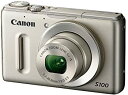 【中古】Canon デジタルカメラ PowerShot S100 シルバー PSS100(SL) 1210万画素 広角24mm 光学5倍ズーム 3.0型TFT液晶カラーモニター