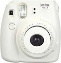 【中古】(非常に良い)FUJIFILM インスタントカメラ チェキ instax mini 8 ホワイト INS MINI 8 WHITE