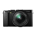 【中古】(非常に良い)FUJIFILM ミラーレス一眼 X-M1 レンズキット ブラック F X-M1B/1650KIT