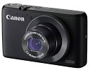 【中古】Canon デジタルカメラ PowerShot S200(ブラック) F値2.0 広角24mm 光学5倍ズーム PSS200(BK)