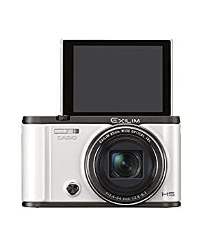 【中古】CASIO デジタルカメラ EXILIM EX-ZR3000WE 自分撮りチルト液晶 オートトランスファー機能搭載 EXZR3000 ホワイト