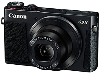 【中古】(非常に良い)Canon デジタルカメラ PowerShot G9 X(ブラック) 光学3.0倍ズーム 1.0型センサー PSG9X(BK)