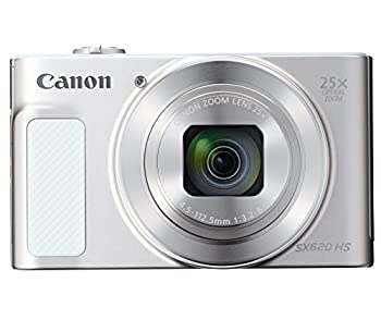 【中古】Canon コンパクトデジタルカメラ Power Shot SX620HS ホワイト 光学25倍ズーム PSSX620HS(WH)