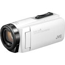 【中古】JVCKENWOOD JVC ビデオカメラ Everio R 防水 防塵 32GB内蔵メモリー シャインホワイト GZ-R480-W