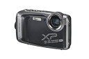 【中古】(非常に良い)FUJIFILM 防水カメラ XP140 ダークシルバー FX-XP140DS