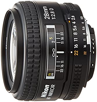 【中古】Nikon 単焦点レンズ Ai AF Nikkor 28mm f/2.8D フルサイズ対応