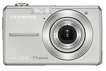 【中古】（非常に良い）OLYMPUS デジタルカメラ CAMEDIA (キャメディア) FE-220