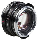【中古】(未使用品)Voigtlander NOKTON 40?mm f / 1.4?Wide Angle Leica Mマウント固定レンズ ブラック