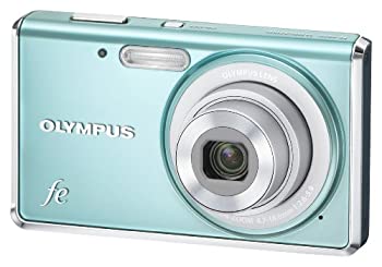 【中古】(非常に良い)OLYMPUS デジタルカメラ FE-4020 ライトブルー FE-4020 LBL