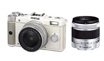 【中古】PENTAX ミラーレス一眼 Q ダブルレンズキット ホワイト PENTAXQWLKWH