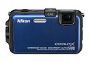 【中古】Nikon デジタルカメラ COOLPIX (クールピクス) AW100 オーシャンブルー AW100BL