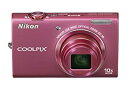 【中古】Nikon デジタルカメラ COOLPIX (クールピクス) S6200 チェリーピンク S6200PK