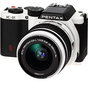 【中古】PENTAX ミラーレス一眼カメラ K-01ズームレンズキット ホワイト/ブラック K-01ZK WH/BK