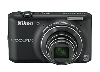 【中古】Nikon デジタルカメラ COOLPIX S6400 タッチパネル液晶 光学12倍ズーム スマートブラック S6400BK