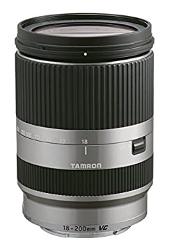 【中古】TAMRON 高倍率ズームレンズ 18-200mm F3.5-6.3 DiIII VC キヤノンEOS M用 ミラーレスカメラ EOS M専用 シルバー B011EM-SILVER